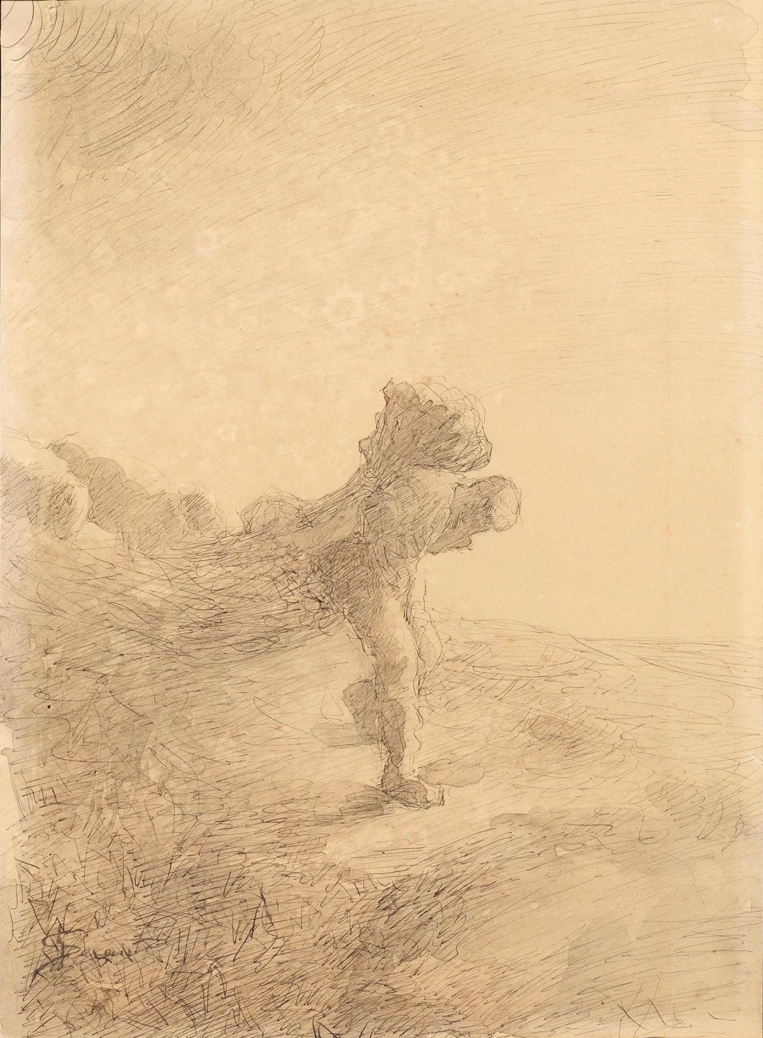 L'ultima fatica del giorno [1885 circa]